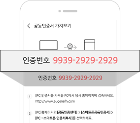 인증번호 12자리 확인 이미지